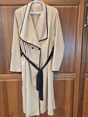 Shein trench coat/cardigan style light weight with belt 3XL